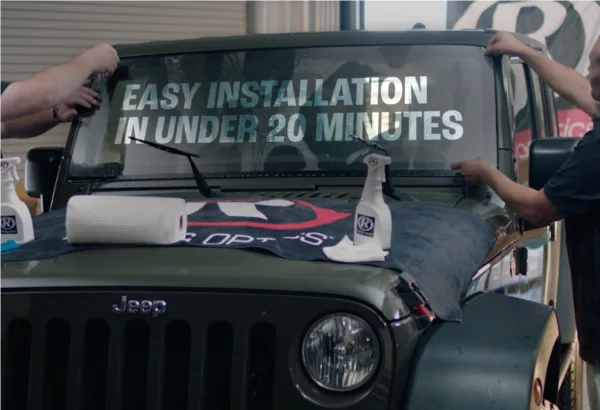 5 Individual Kits of Windshield Defense™ for Jeep® Wrangler® JK - Image 5